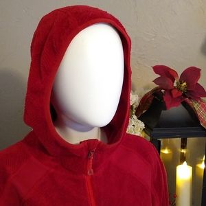 EDDIE BAUER FESTIVE RED JACKET